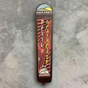 Devil's Staircase IPA Beer Tap Handle / Back Forty Beer Company
